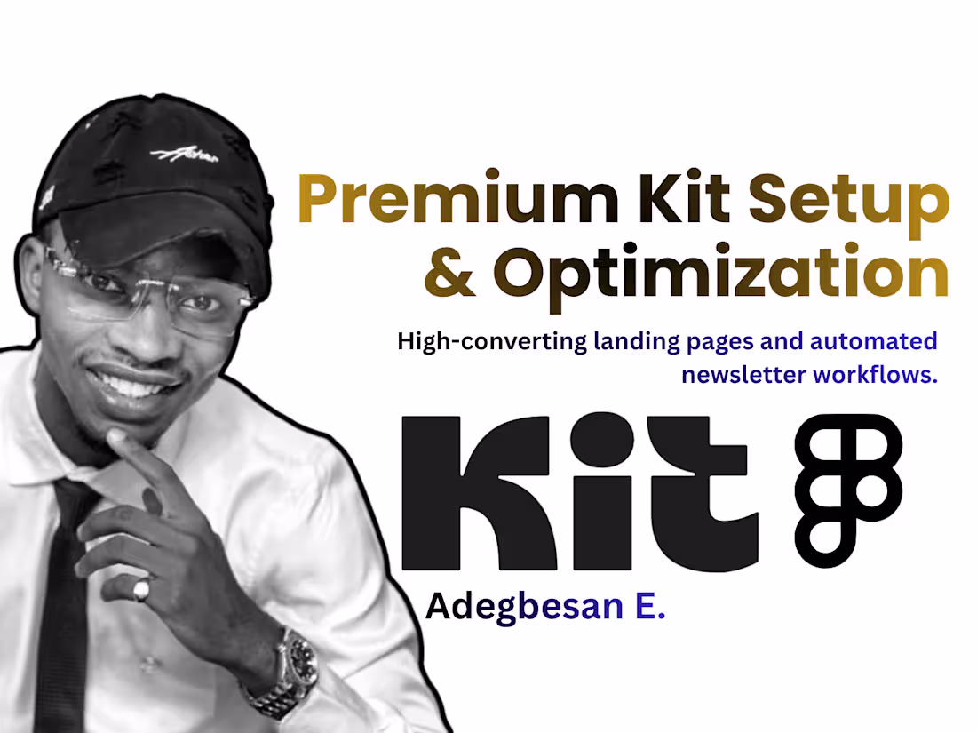 Cover image for Kit (ConvertKit) Creator Funnel Setup & Email Automation