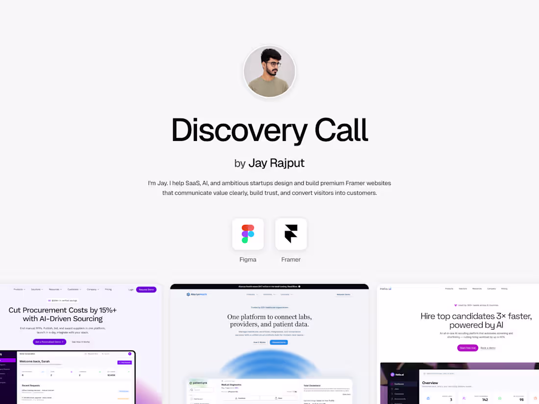 Cover image for Discovery Call