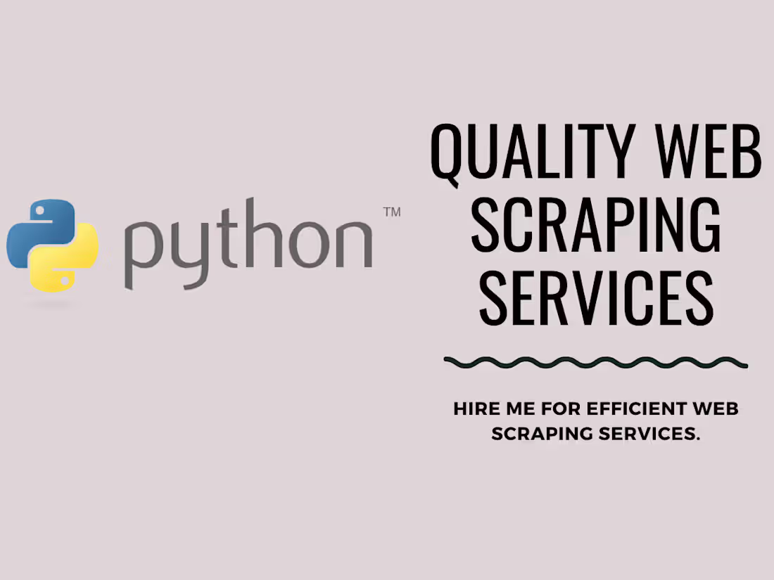 Cover image for I will Scrap websites for you