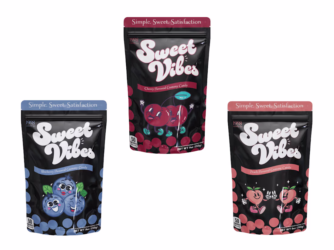 Cover image for Sweet Vibes - Brand Identity, Packaging Design
