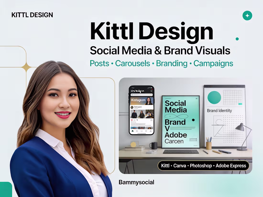 Cover image for Social Media & Brand Design with Kittl