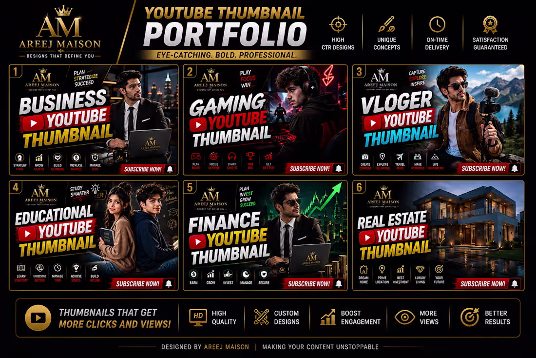 Cover image for YouTube thumbnail design 