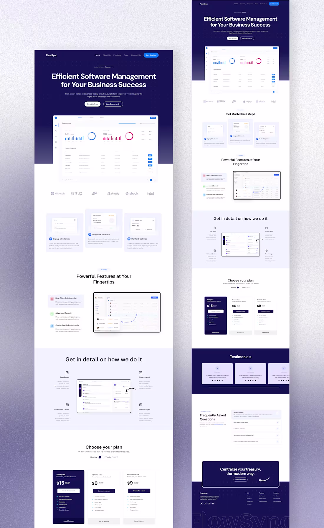 Cover image for Designed this SaaS Website using Figma 🚀 How is it?
