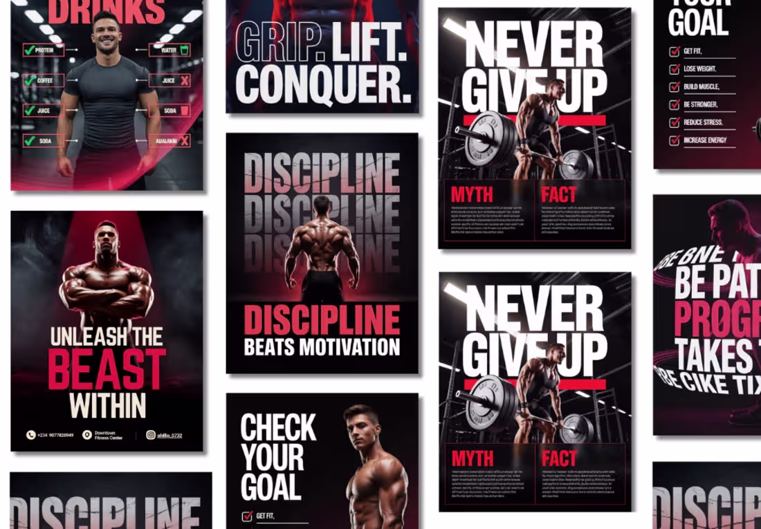 Cover image for Fitness Brand Social Media Management