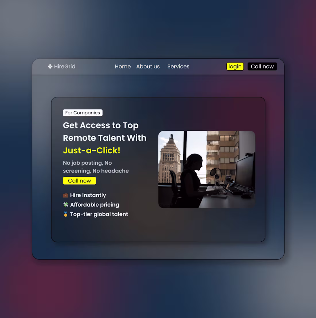 Cover image for Hiring agency | UI/UX | Web Design Project