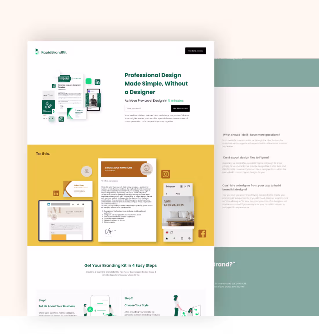 Cover image for Rapid Brand Kit Web Design and Webflow Development