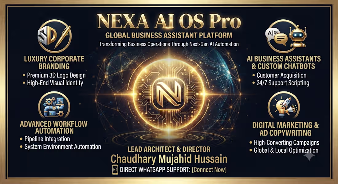 Cover image for I will setup NEXA AI OS Pro - Global Business Assistant Platform