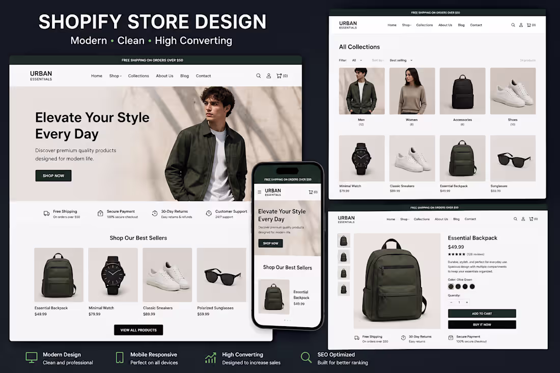 Cover image for Professional Shopify Store Setup