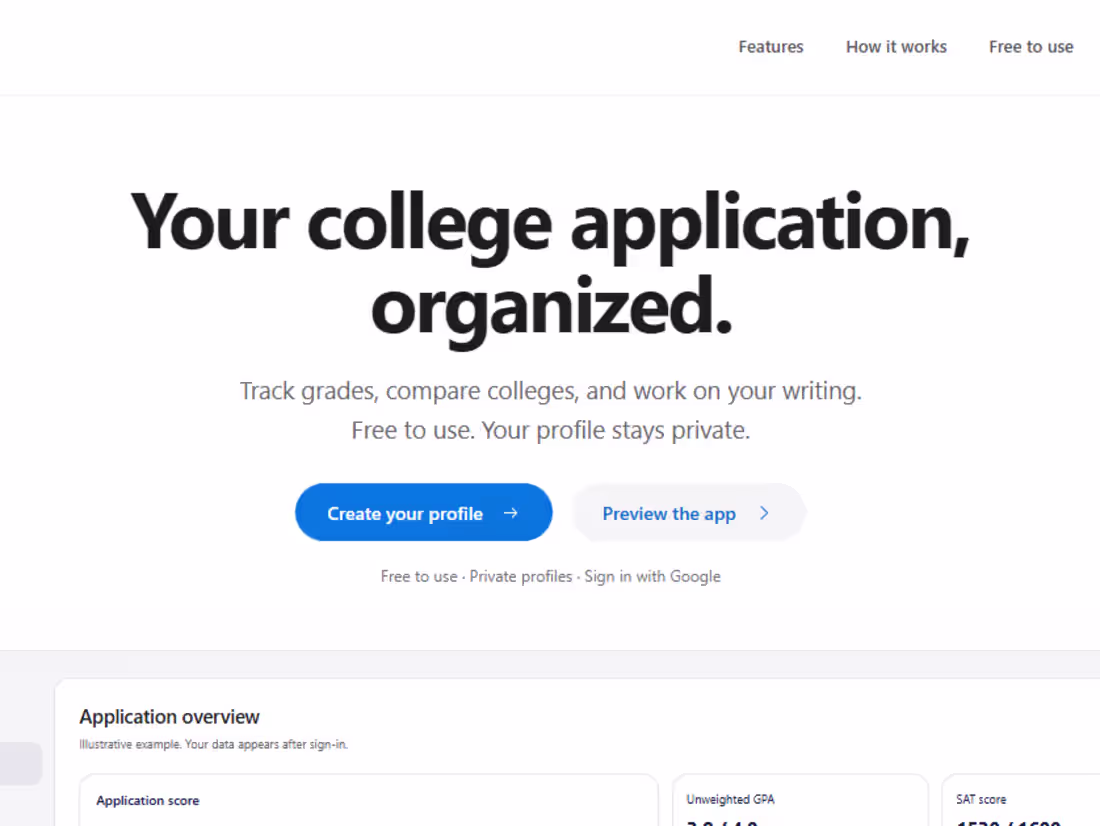 Cover image for Created Free College Planning Tool