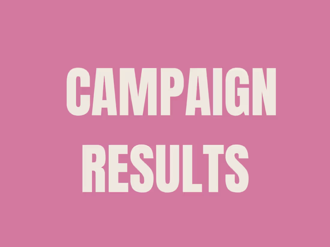 Cover image for Email Marketing Campaign Results