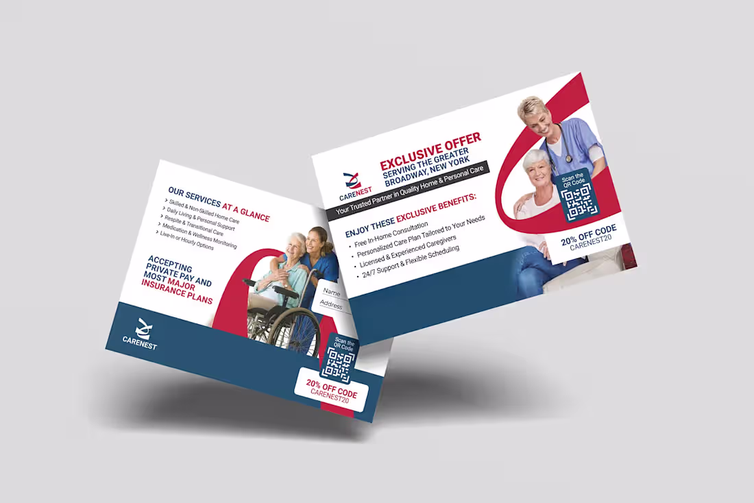 Cover image for Eye catching postcard design for EDDM & direct mail