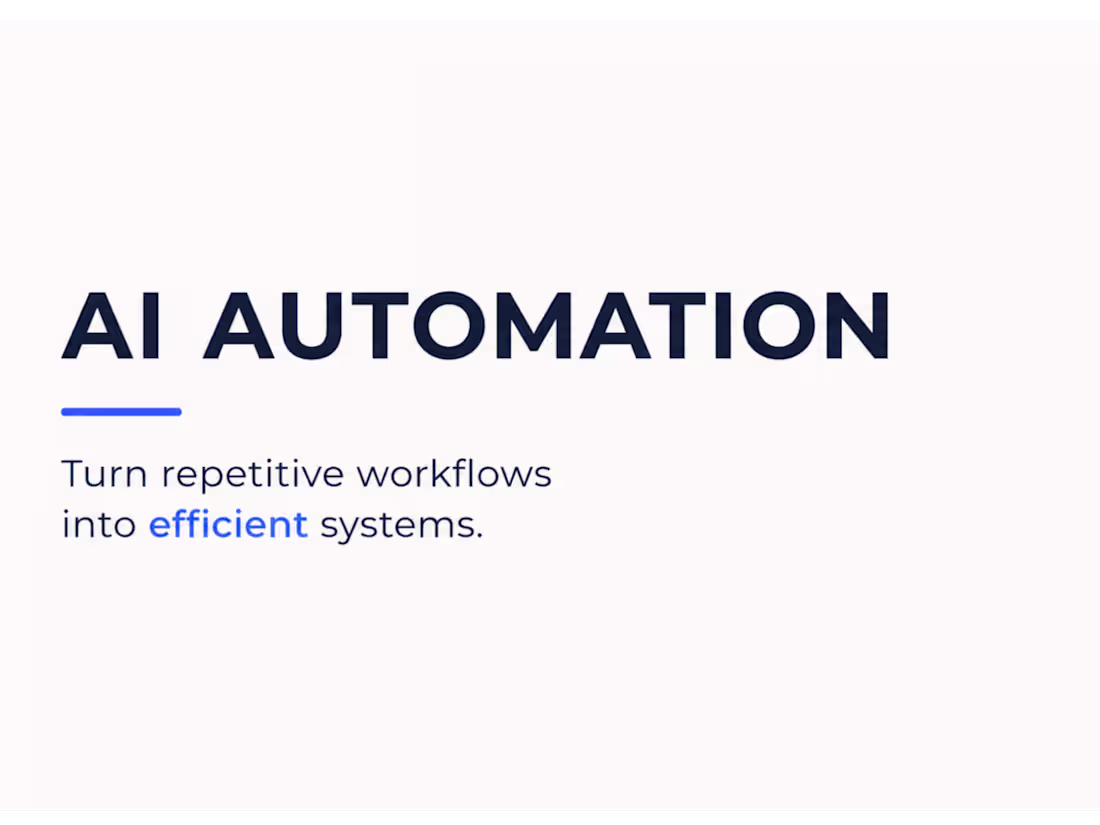 Cover image for AI Workflow Automation