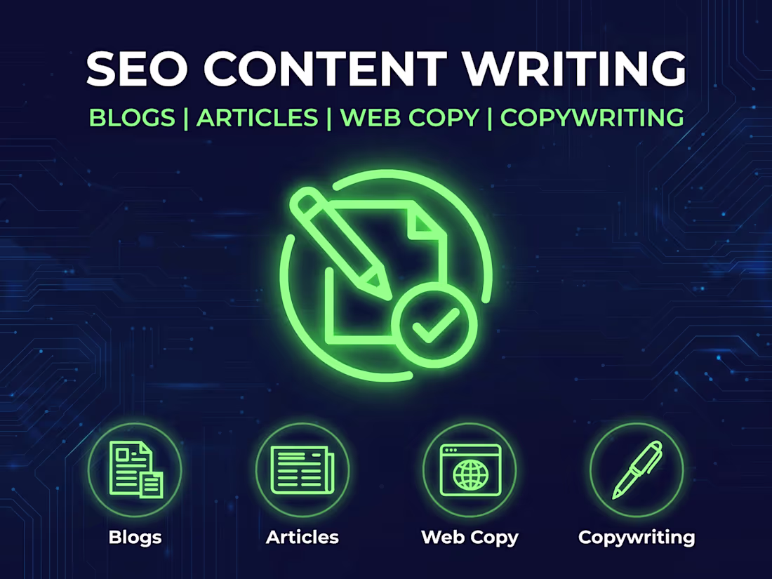 Cover image for SEO Content Writing | Blogs,