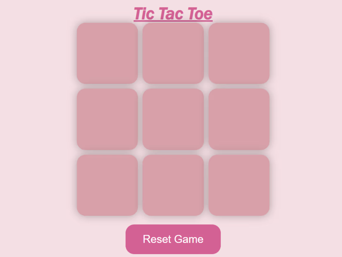 Cover image for Tic Tac Toe Game