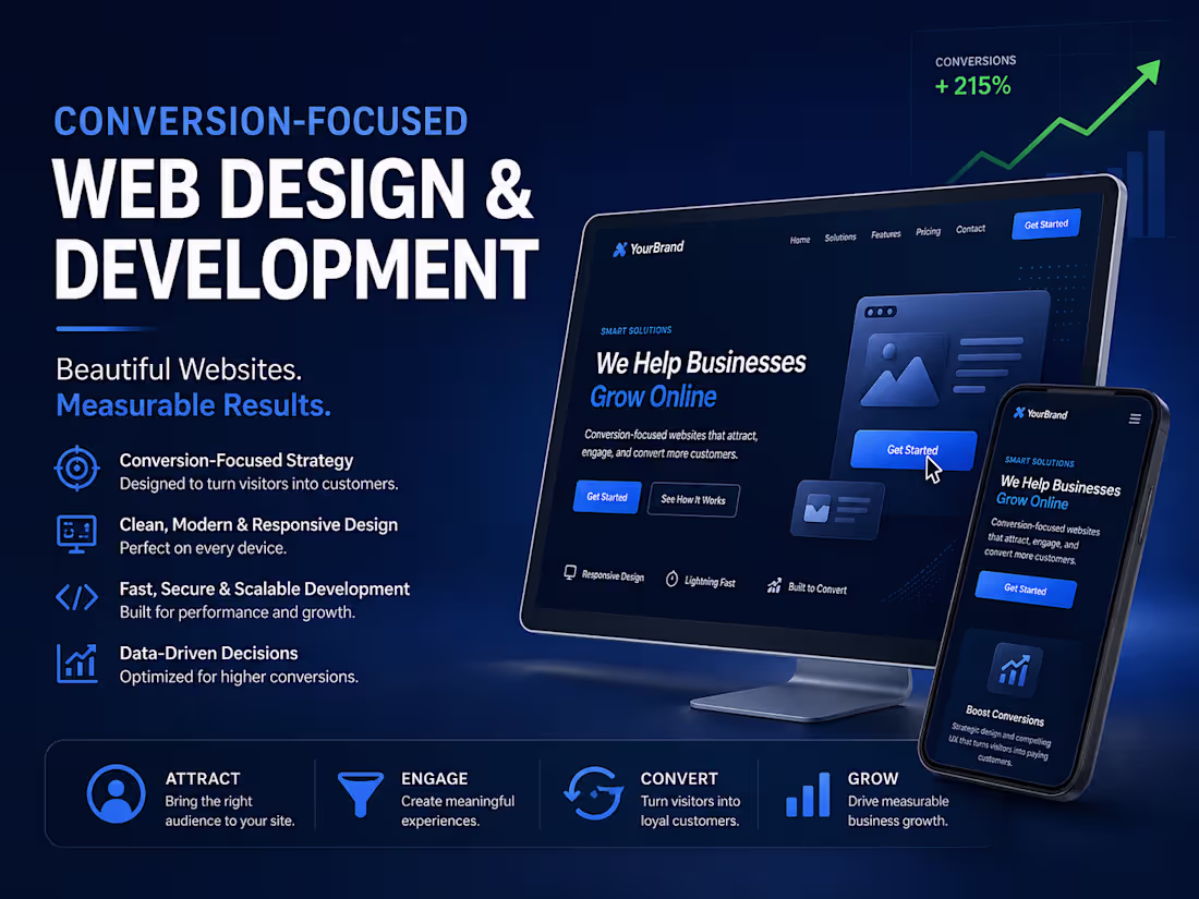 Cover image for Conversion-Focused Web Design & Development