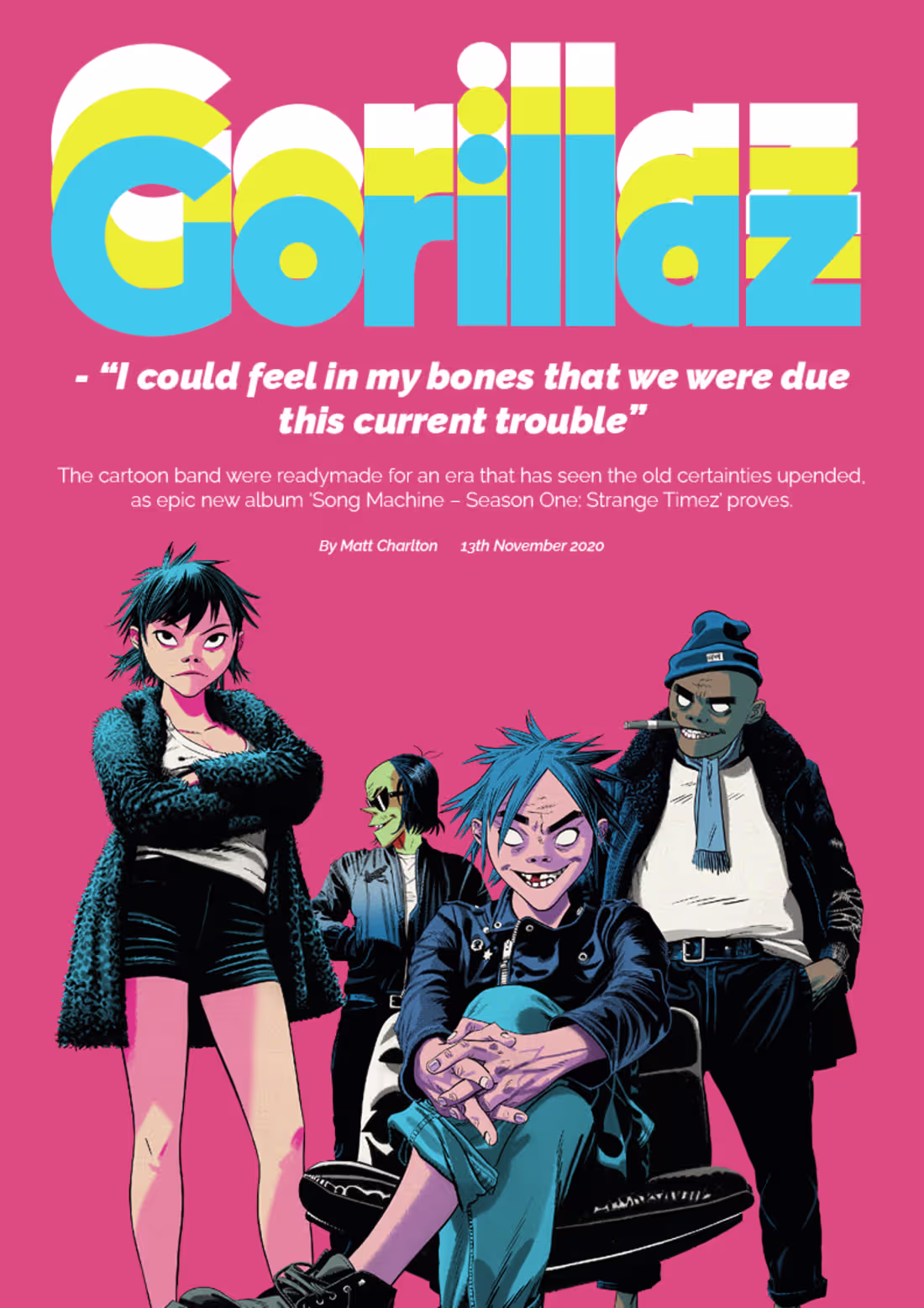 Cover image for GORILLAZ - graphic design project on Behance