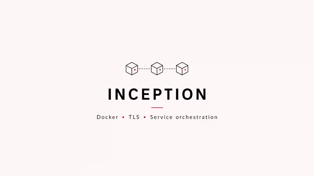 Cover image for Inception is a containerized web