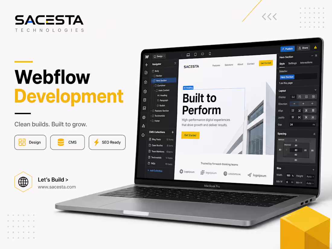 Cover image for Webflow Website Design, Build, and Optimization Service