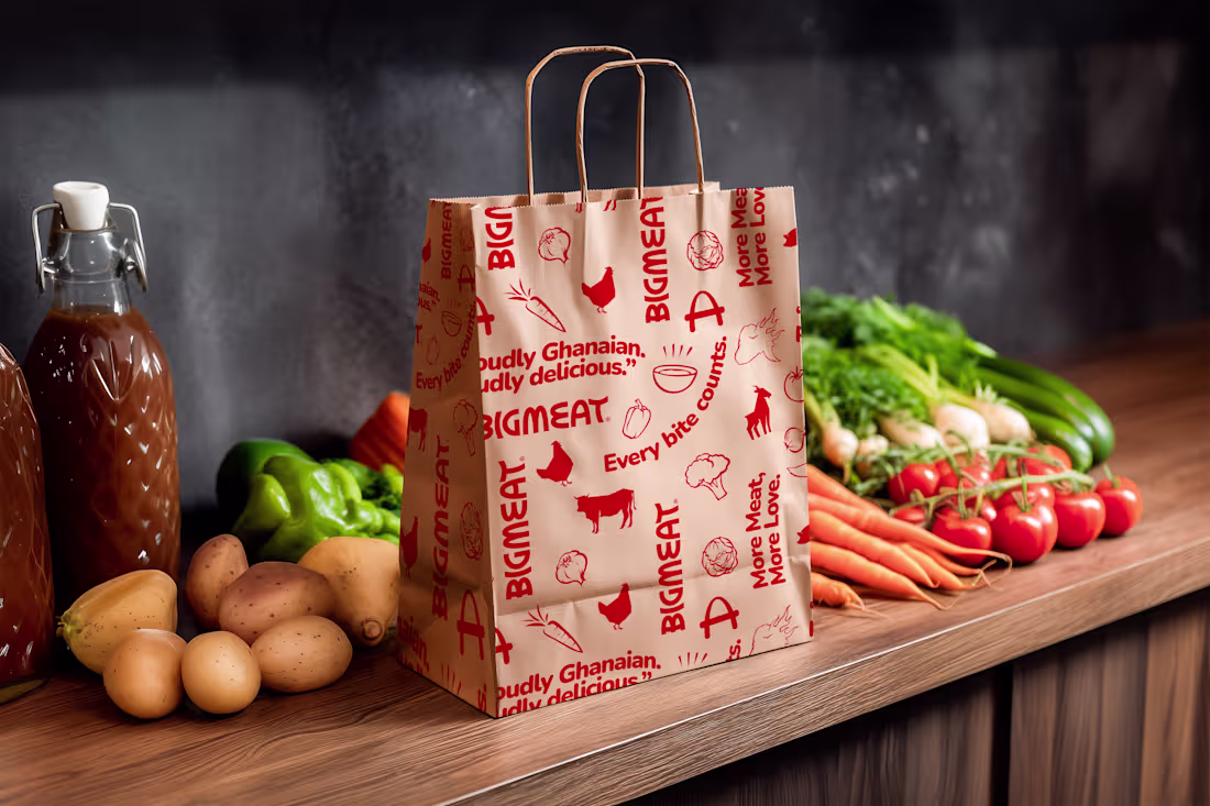 Cover image for BIGMEAT IDENTITY DESIGN