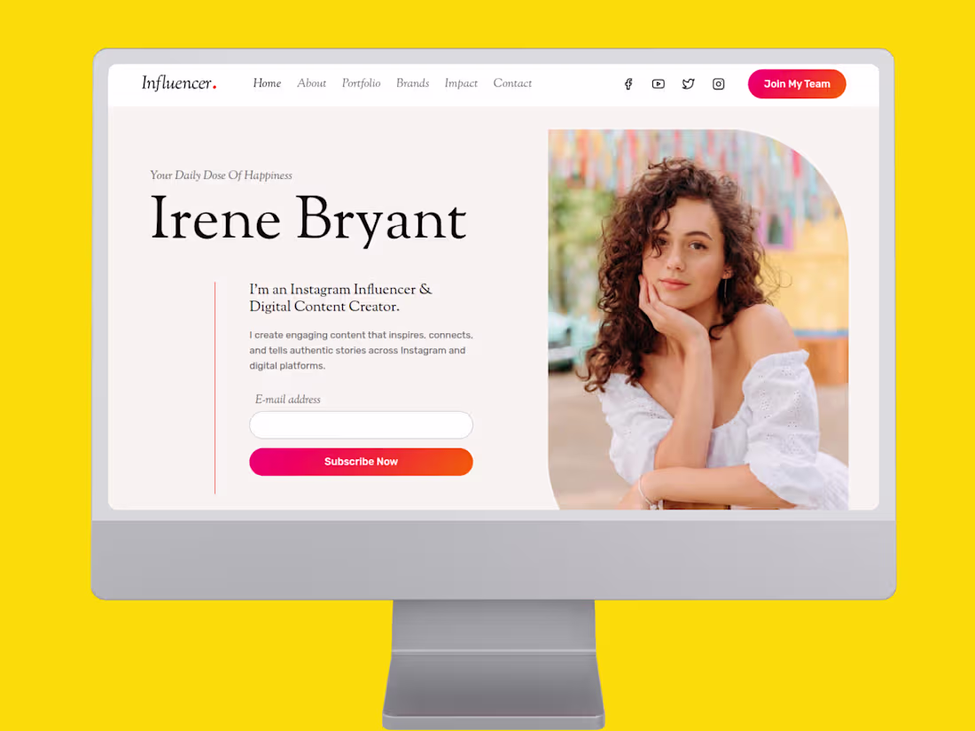 Cover image for Influencer Website