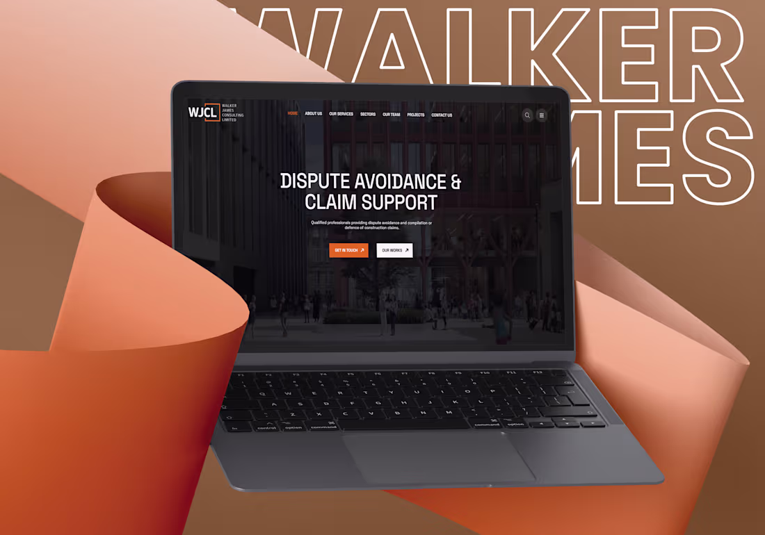 Cover image for Walker James, Consulting website