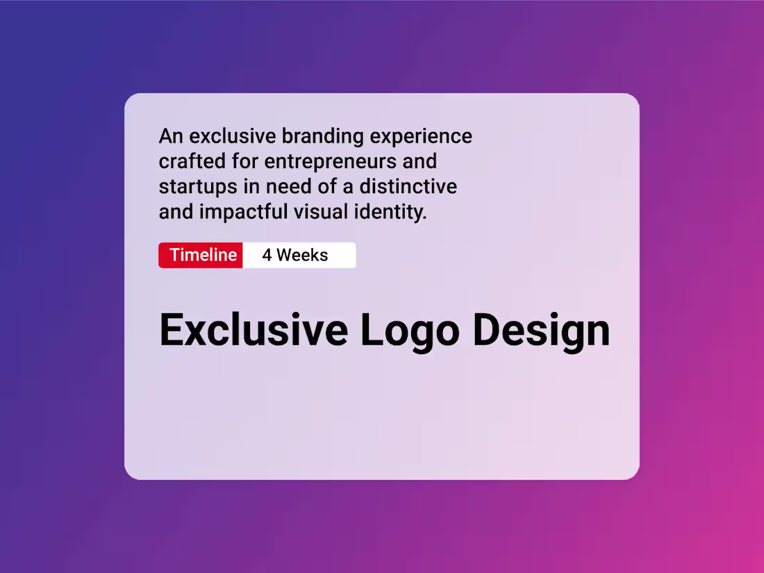 Cover image for Exclusive Logo Design