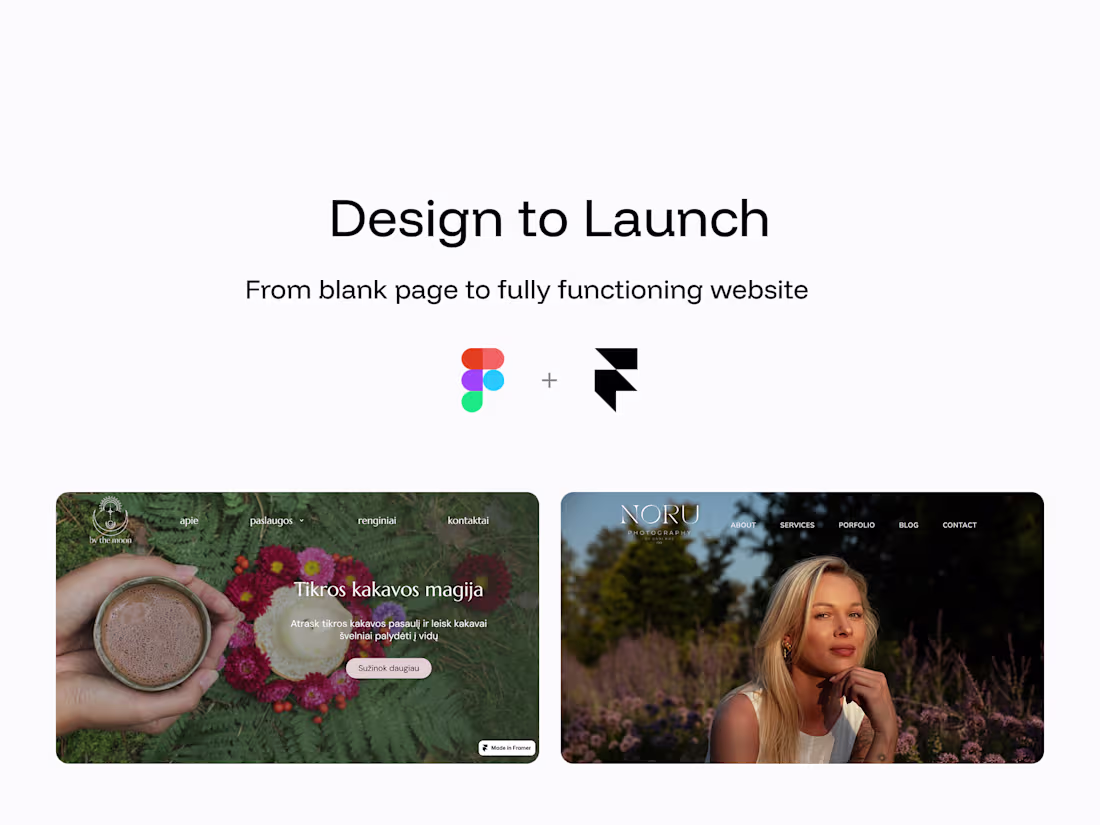 Cover image for From Design to Framer Website