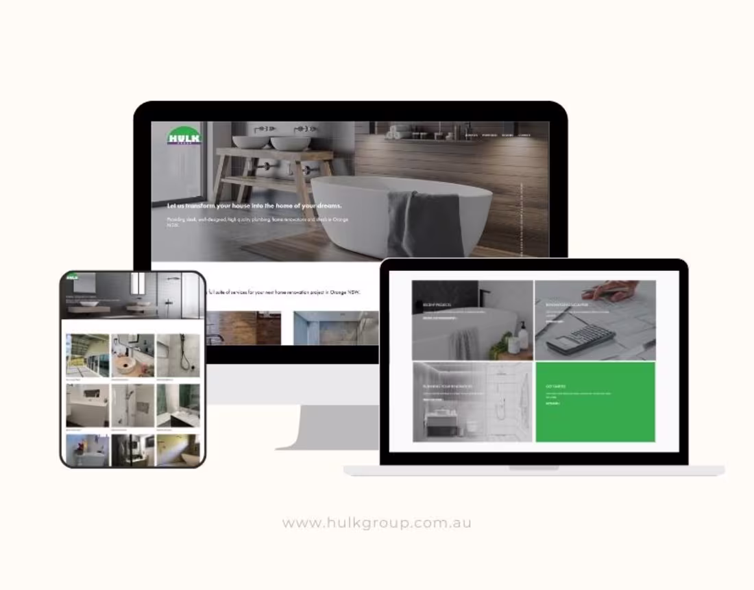 Cover image for Squarespace Website for home renovations | Hulk Group