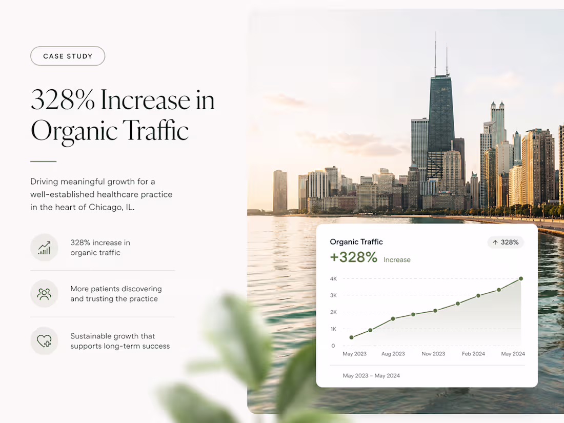 Cover image for Organic Growth – Chicago Healthcare Practice ✨