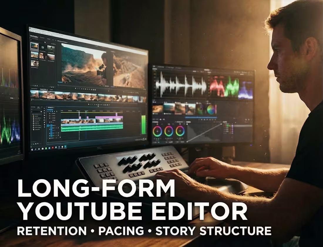 Cover image for You will get long-form YouTube videos that keep people watching