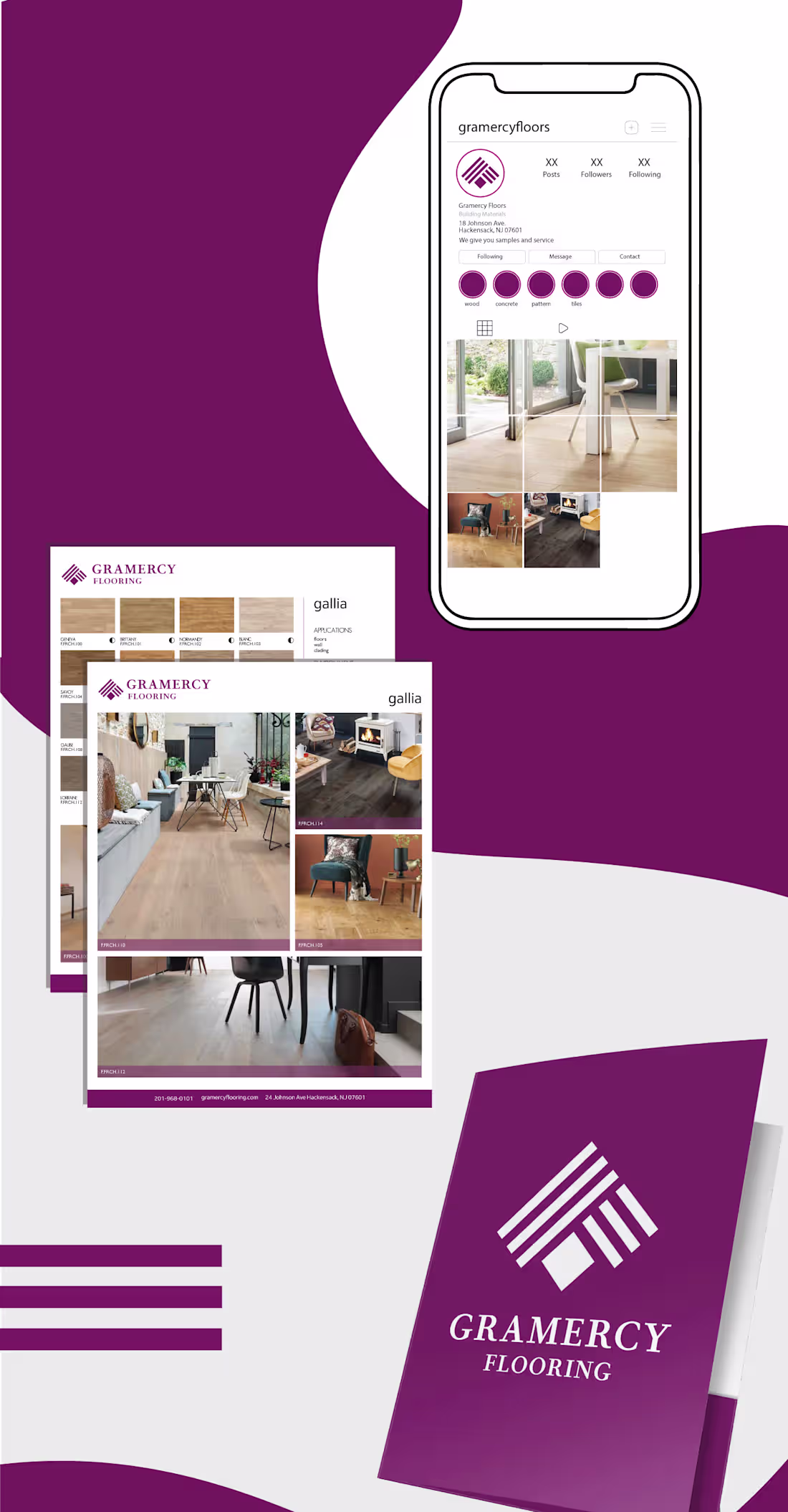 Cover image for Gramercy Flooring - Branding Design on Behance