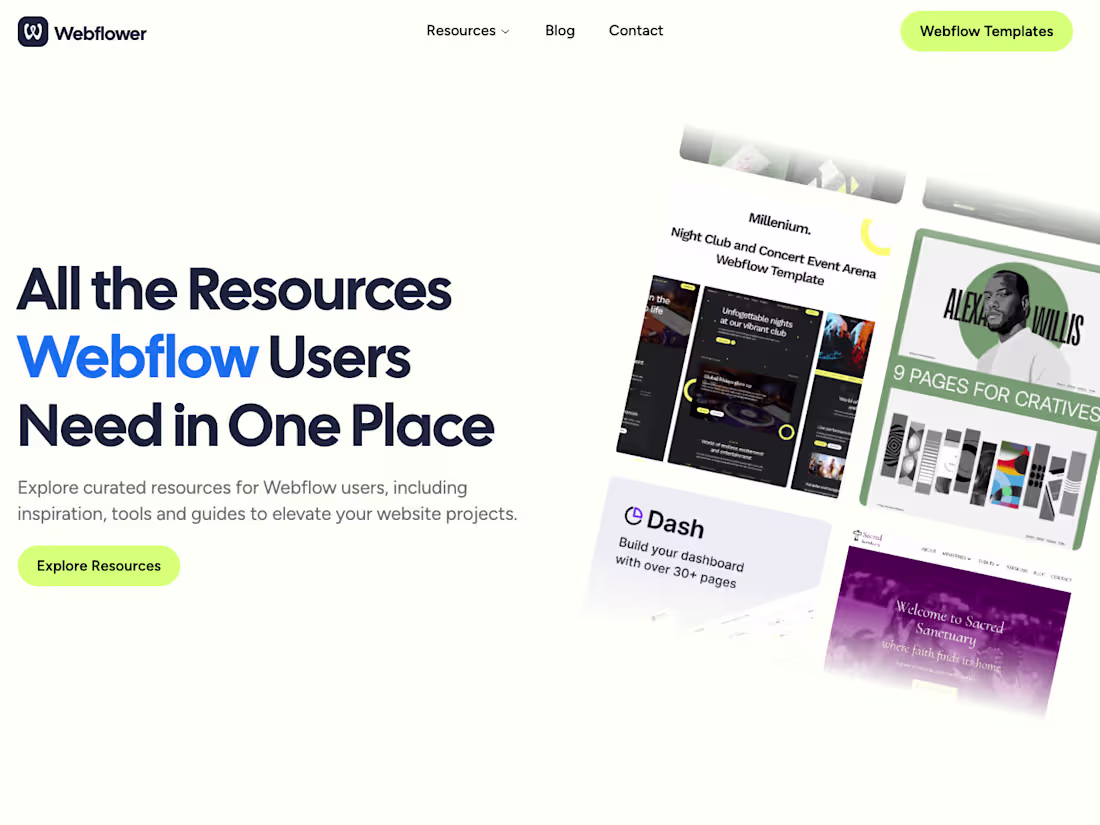Cover image for Webflower.co — All the Resources Webflow Users Need in One Place