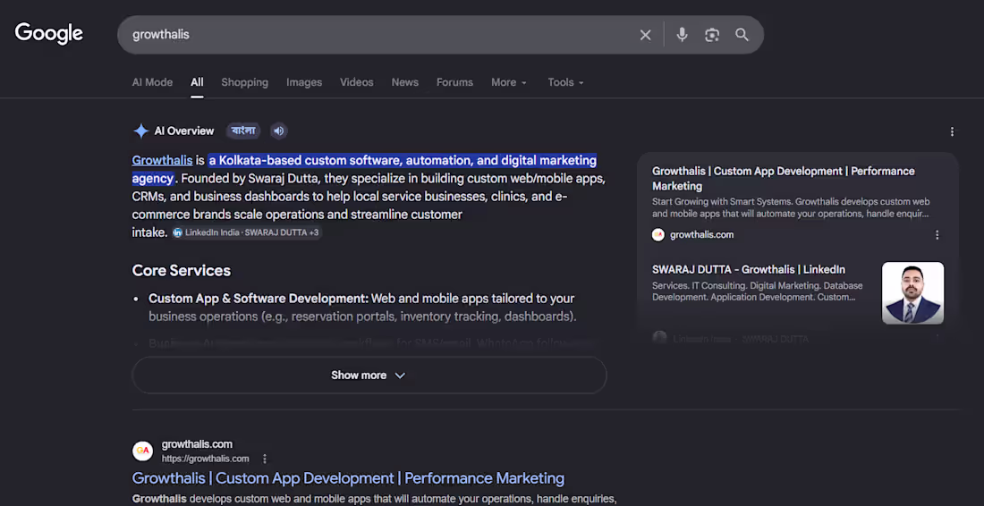 Cover image for Built a modern agency-style website