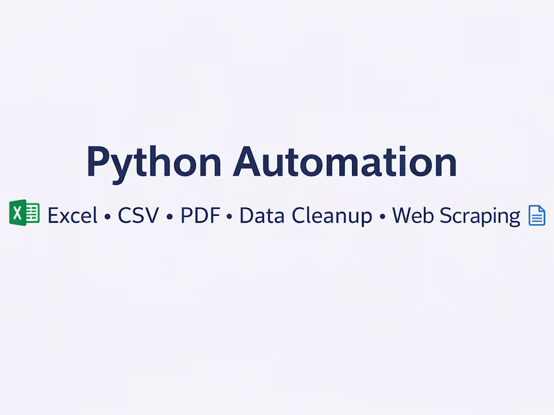 Cover image for Web Scraping to Excel | Business Listings & Data Extraction