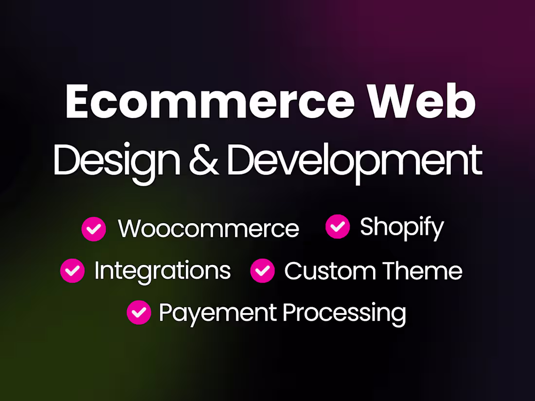 Cover image for E-commerce Web Development