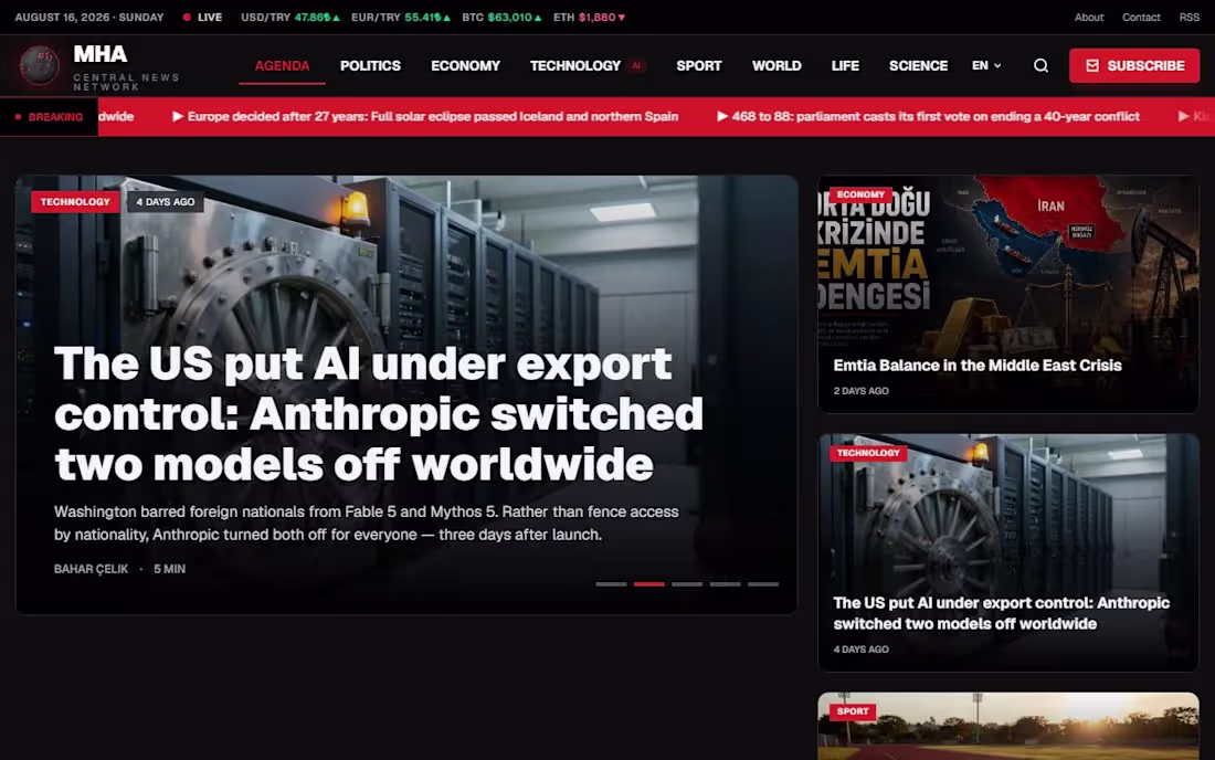 Cover image for Syrax's own news platform publishing