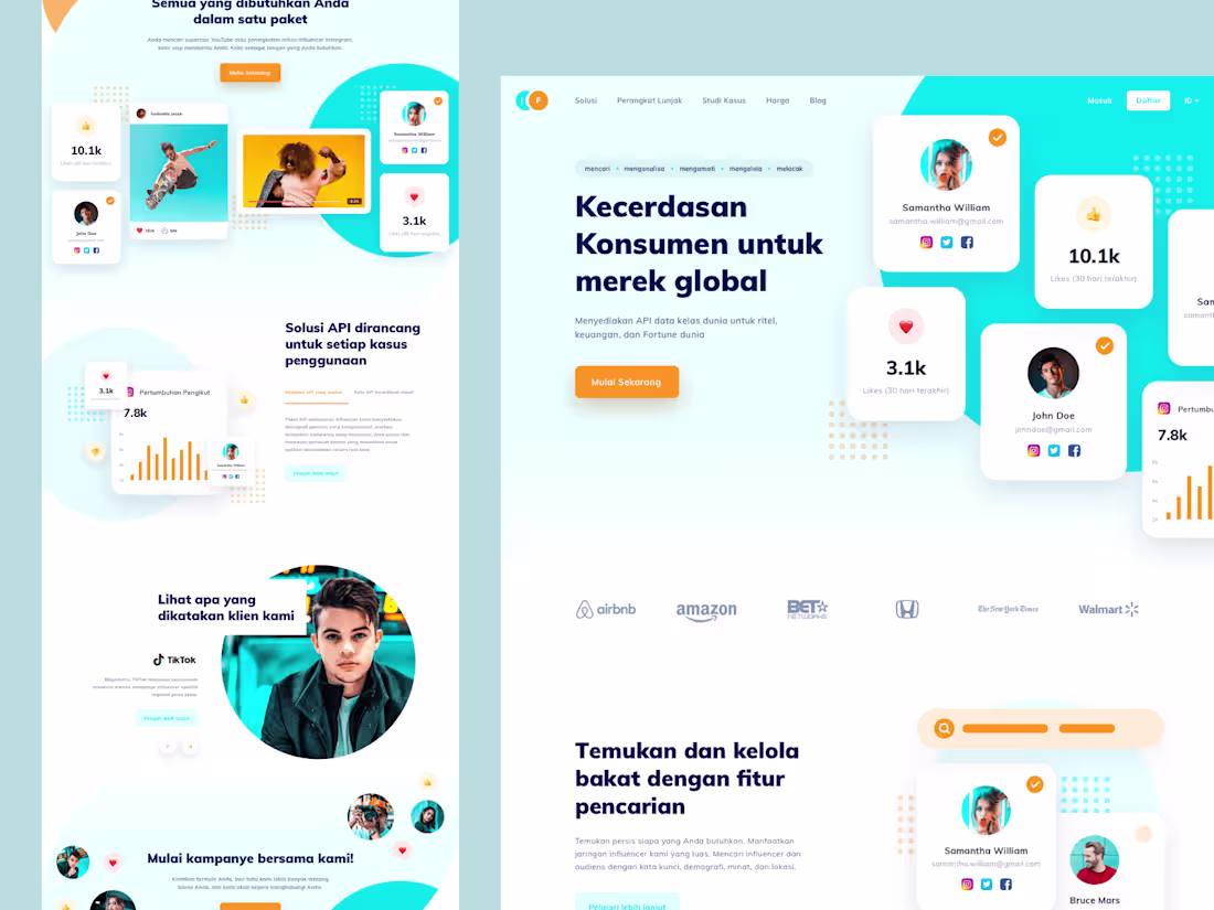 Cover image for Landing Page UI UX Design