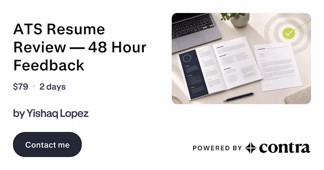 Cover image for ATS Resume Self-Check + 5 Actionable Notes