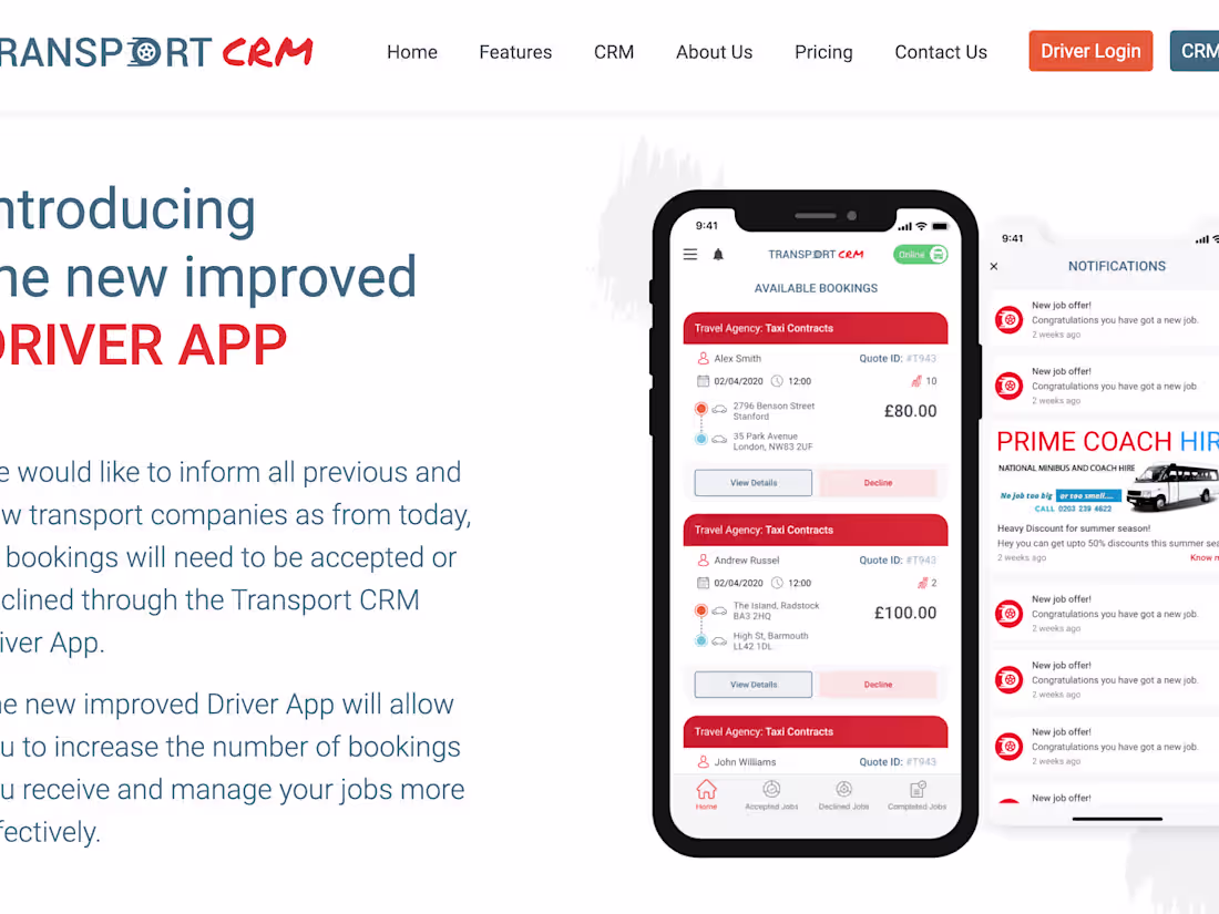Cover image for Transport CRM