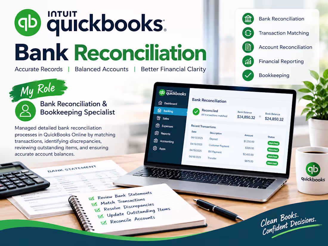 Cover image for Managed detailed bank reconciliation processes