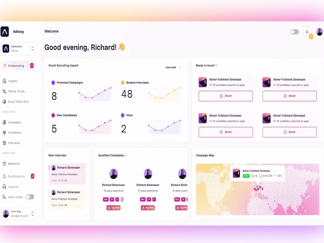 Cover image for Adway – AI HR-Tech SaaS