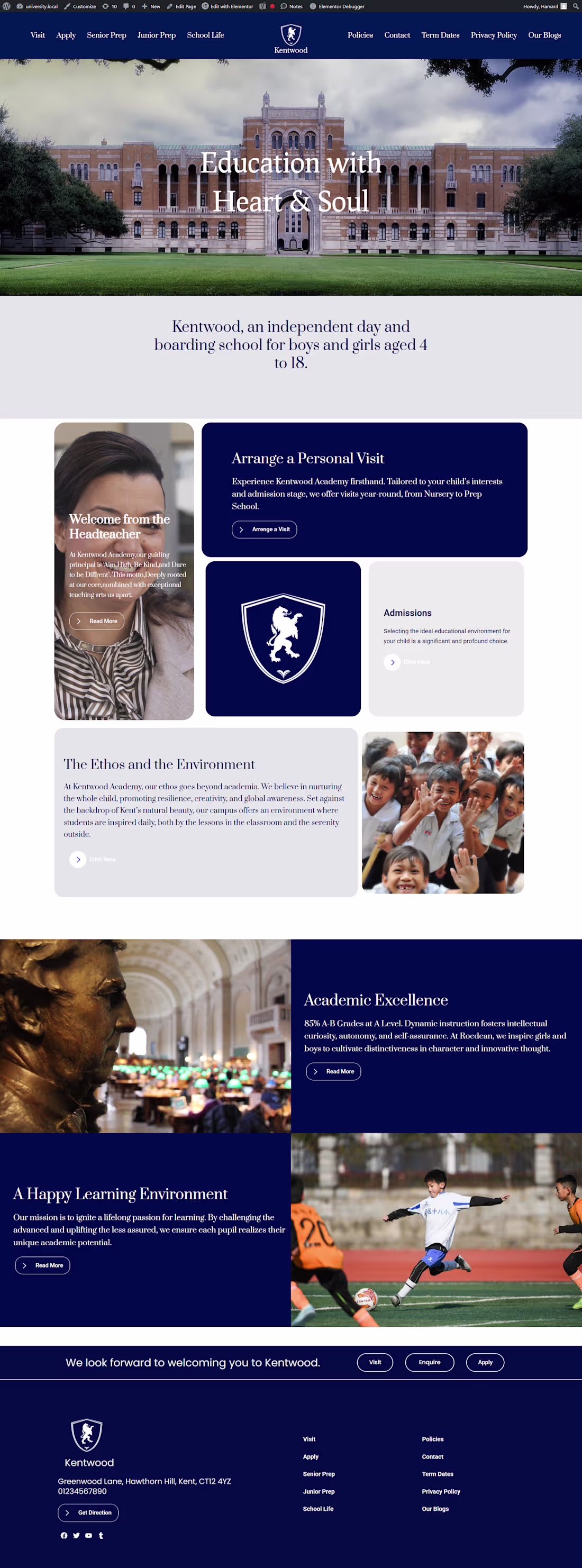 Cover image for Designed and developed a modern,