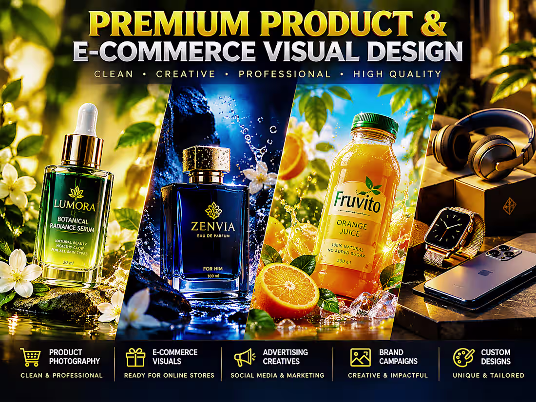 Cover image for Product & E-Commerce Visual Design
