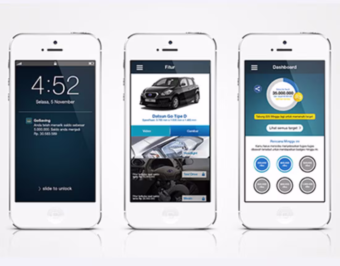 Cover image for Go Saving Application on Behance