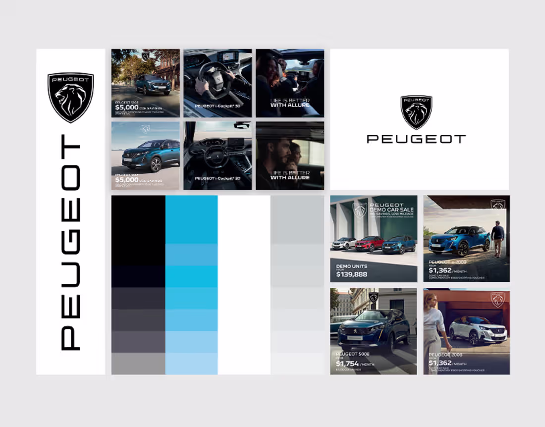 Cover image for Peugeot: Social Campaign & Typographic System