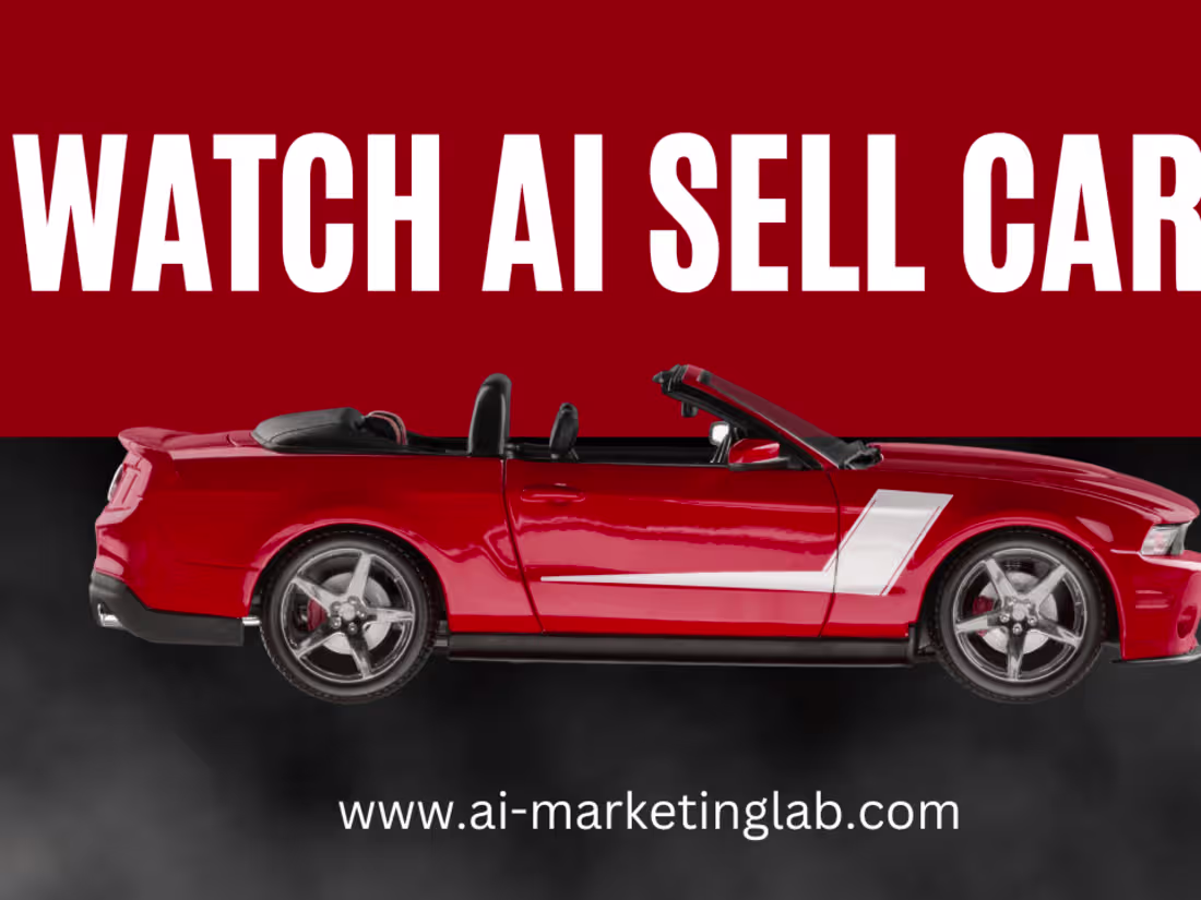 Cover image for Watch AI Sell Cars