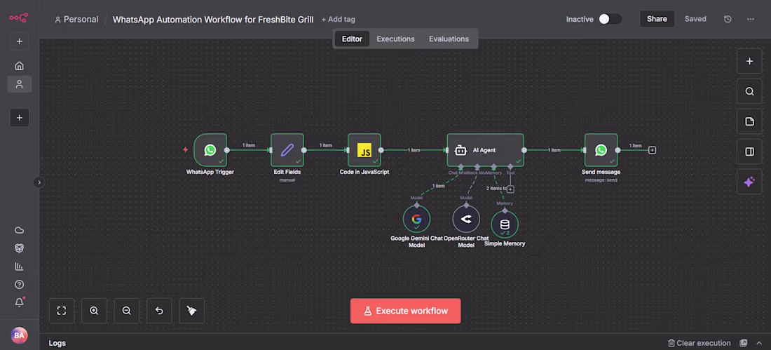 Cover image for WhatsApp Chatbot Automation
