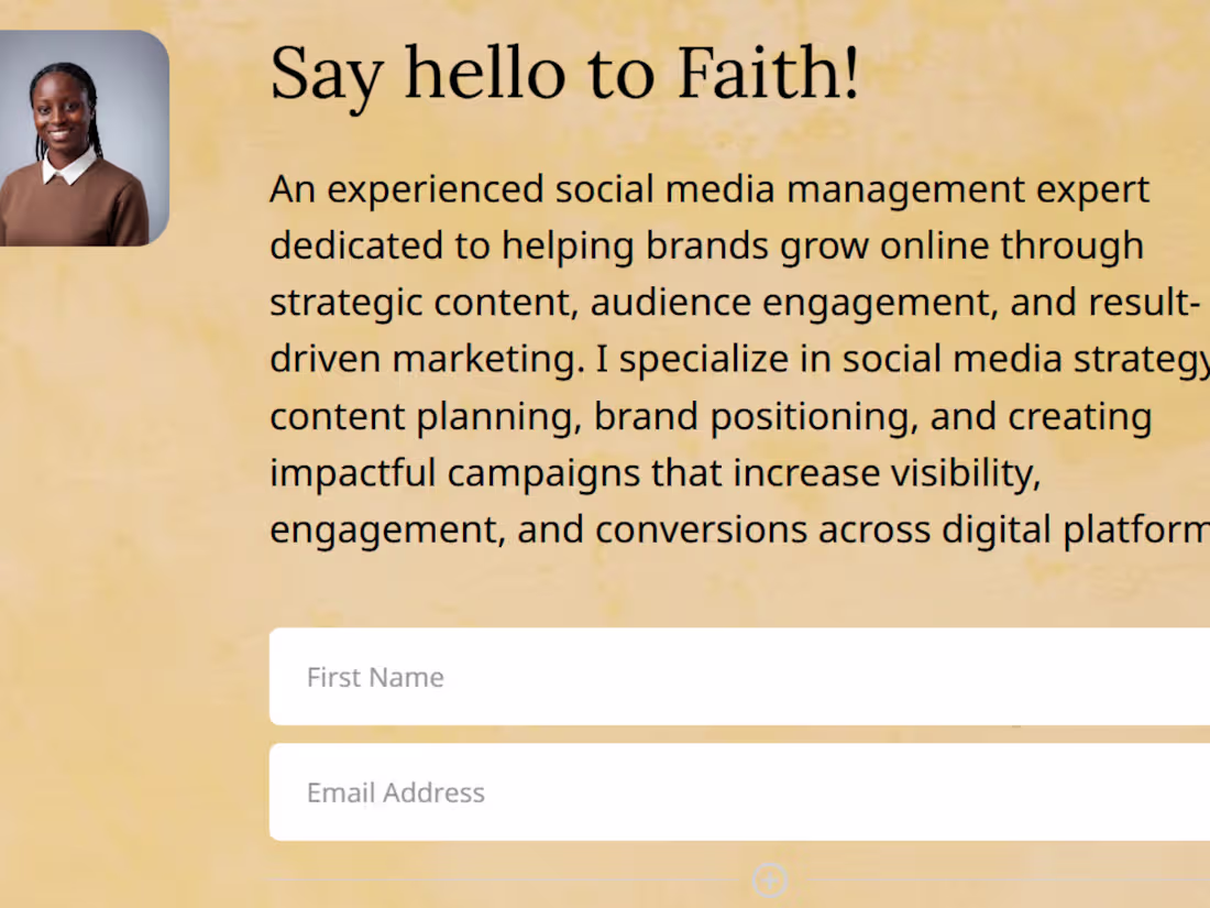 Cover image for Social media manager email subscription