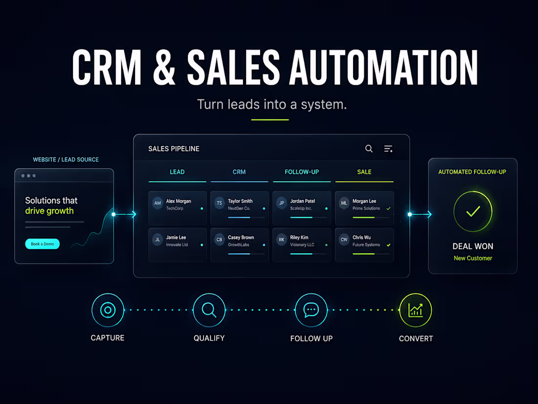 Cover image for CRM & Sales Automation