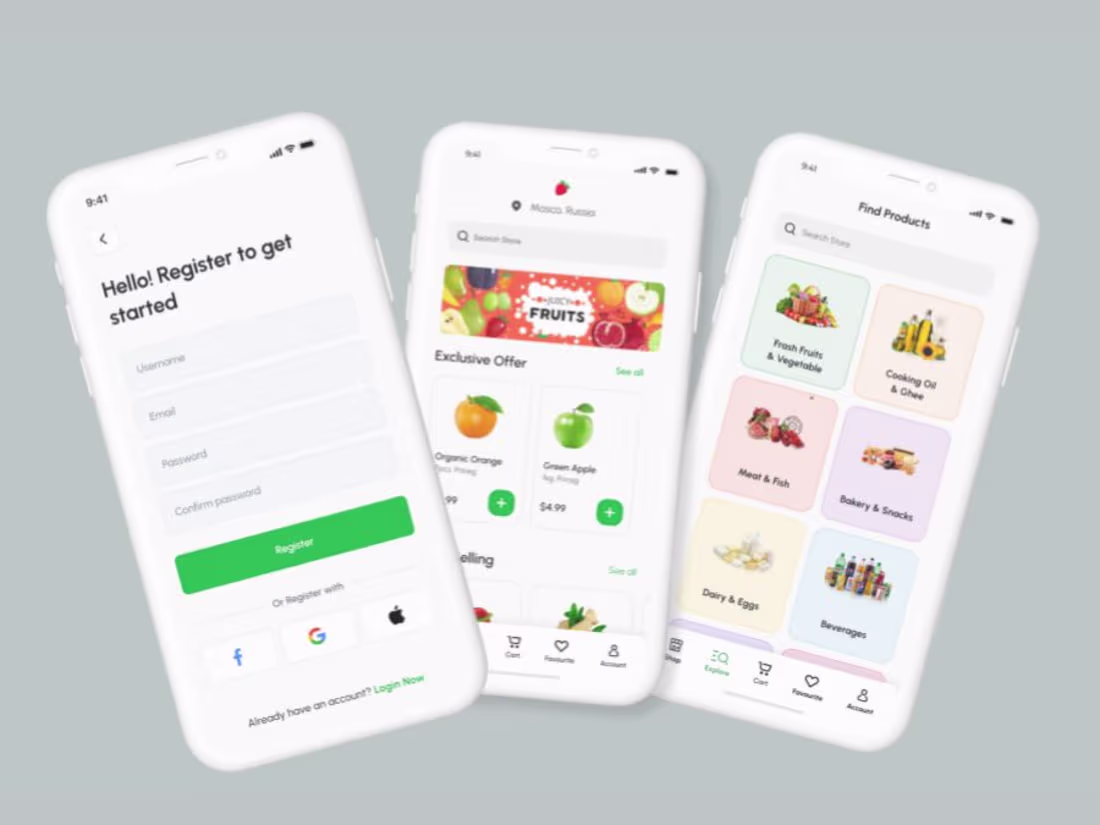 Cover image for Grocery app case study